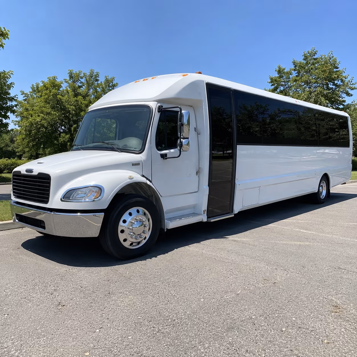 employee shuttle buses for lincoln companies and office parks