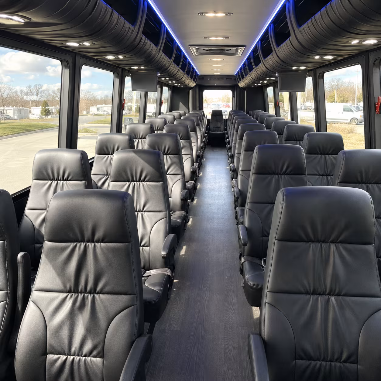 guest shuttle buses between lincoln hotels and your wedding venue