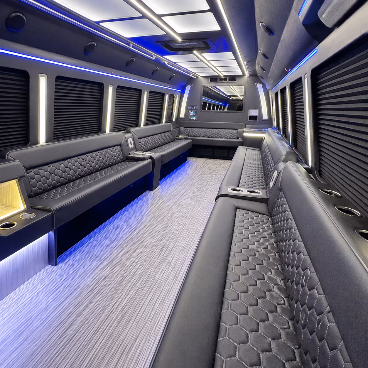 lincoln party bus interior