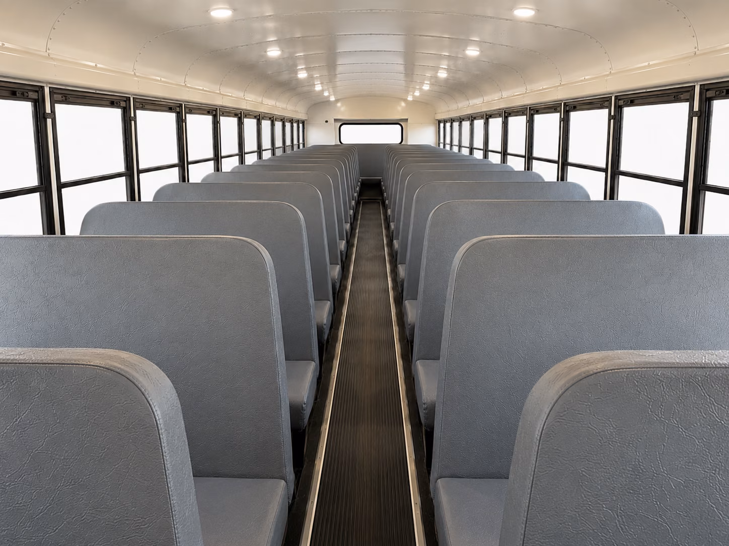 lincoln school bus interior