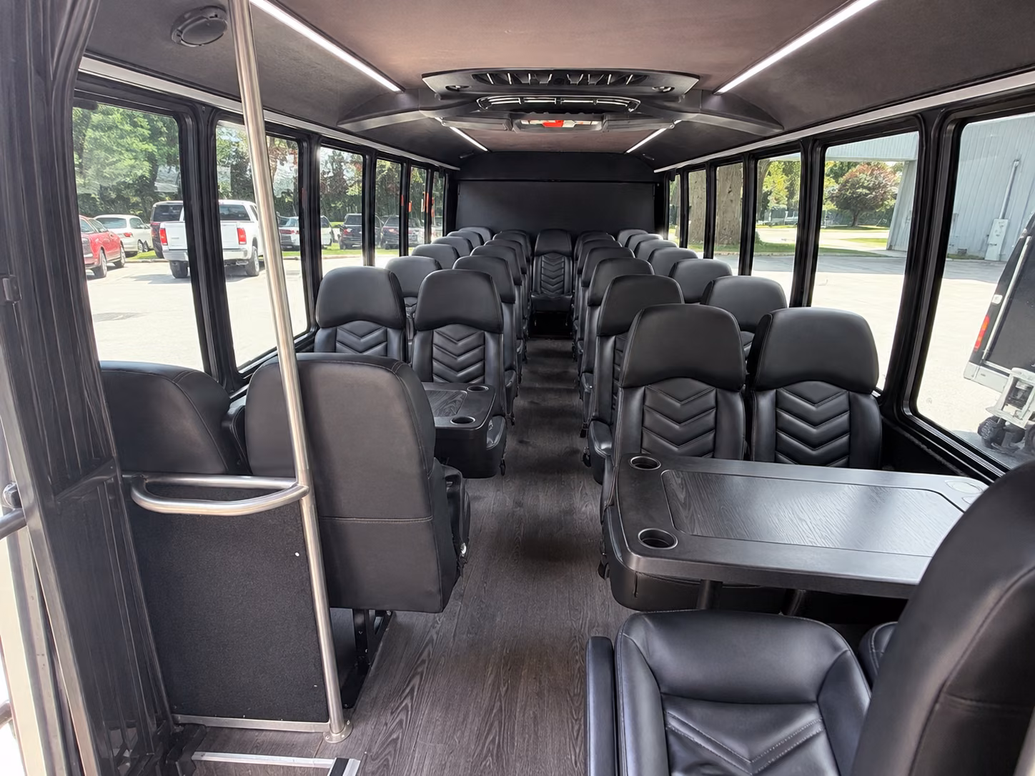 lincoln school event transportation onboard seating