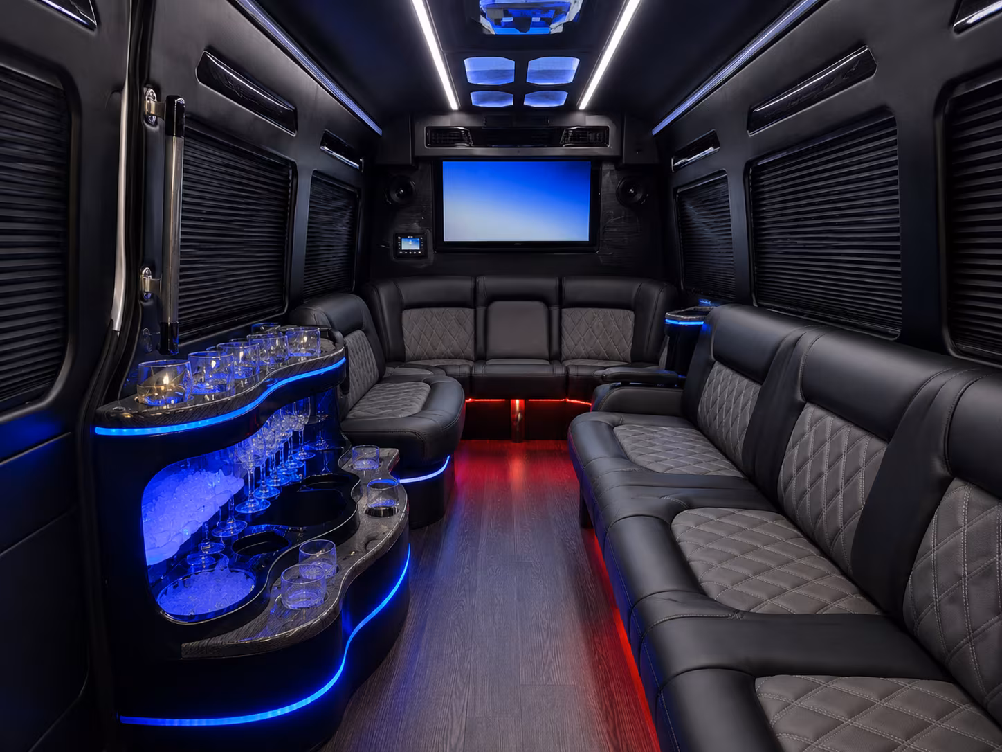 lincoln sprinter limousine interior