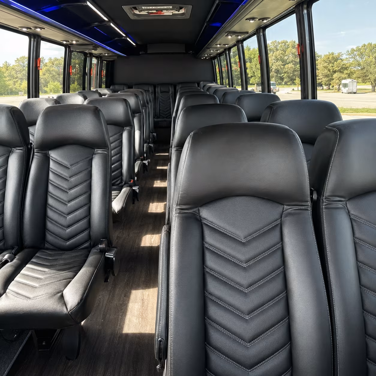 lincoln wine tour brewery transportation onboard seating