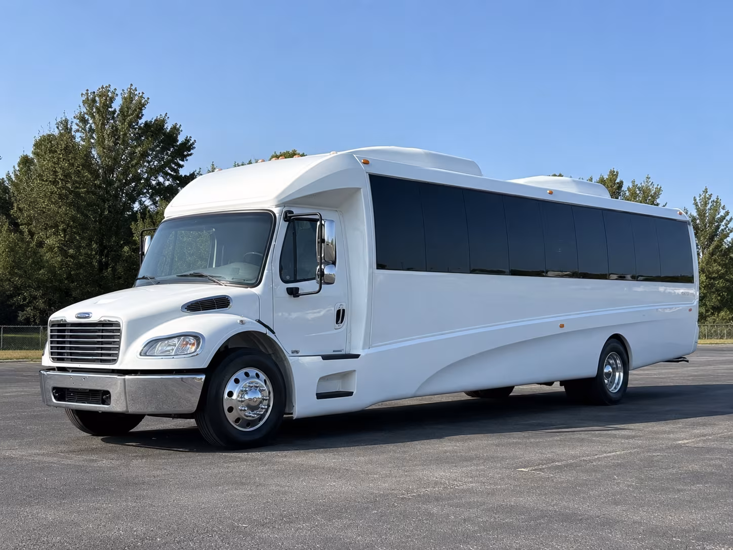 party buses for lincoln wedding parties and bridal groups
