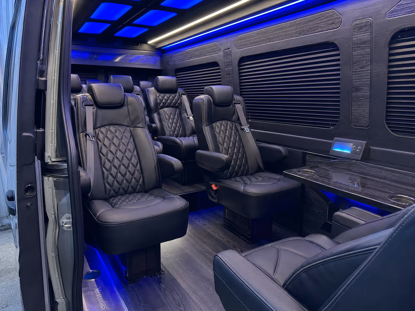 sprinter van transportation for groups and events across lincoln